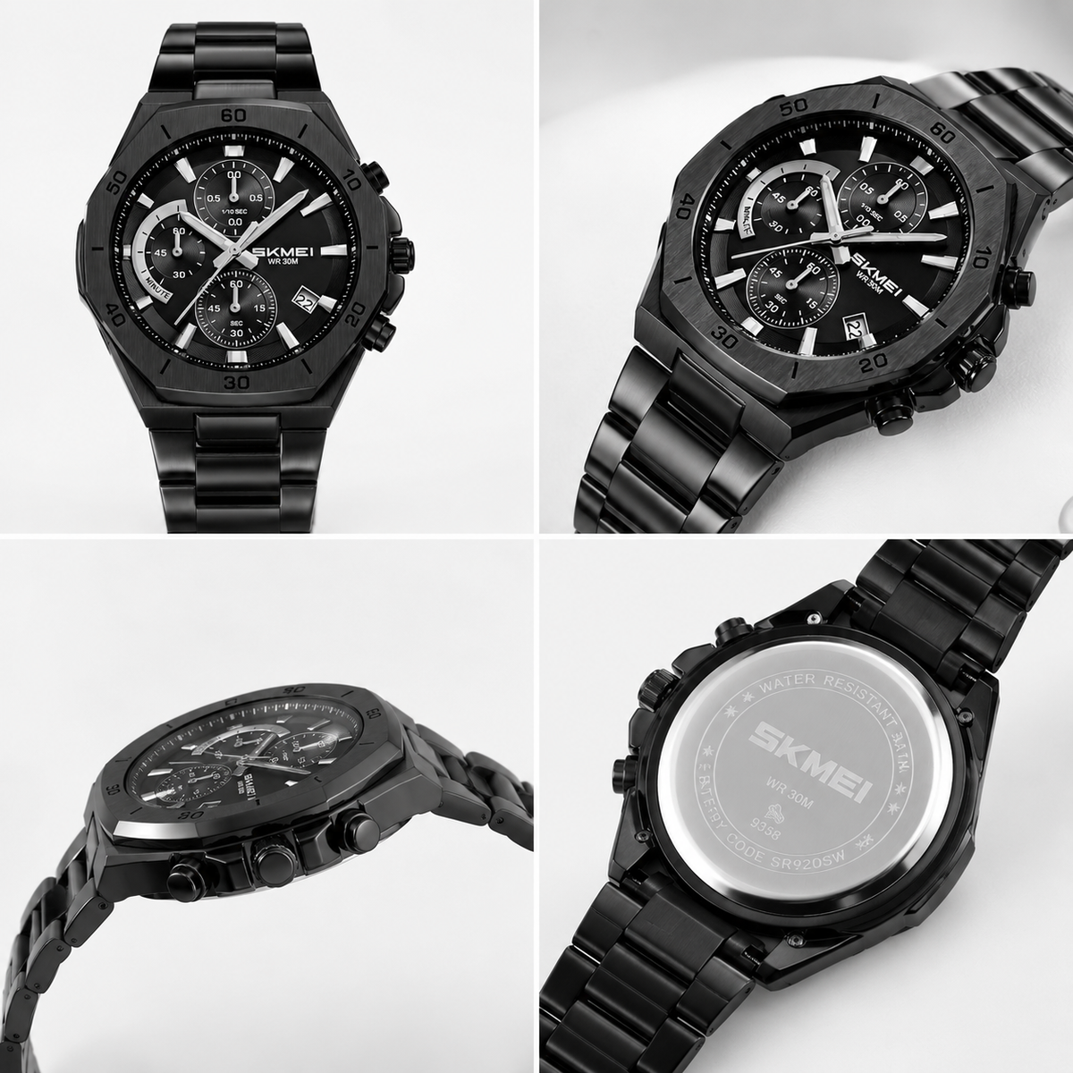 SKMEI Luxury Men’s Chronograph Watch – Stylish Casual & Business Watch with Premium Box